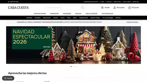 Casa Cuesta website design by Perception System