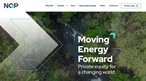 NGP Energy Capital website design by Perception System