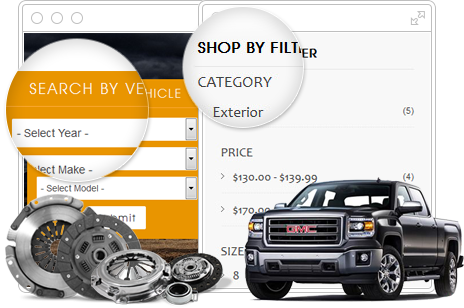 Quick Search & Easy to Find Auto Parts