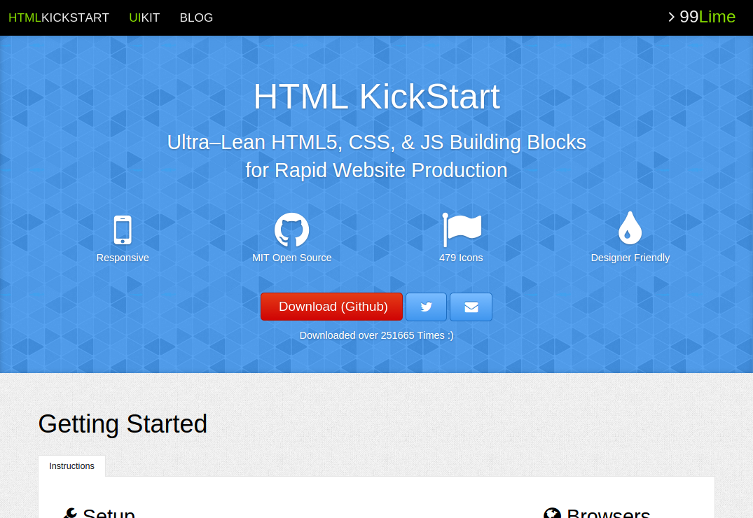 9 Outstanding Frameworks for Typography-based HTML5 Website