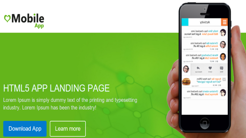 Mobile App Templete
