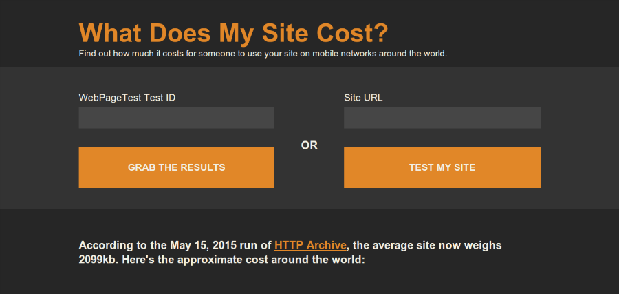 What Does My Site Cost