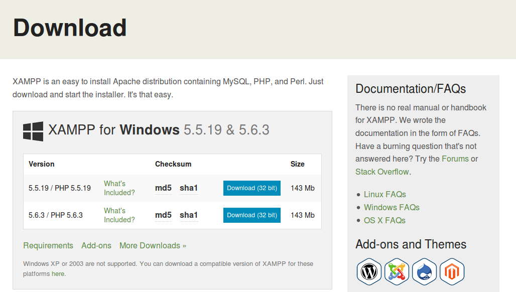 XAMPP