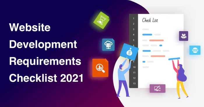 Website Development Requirements Checklist 2022