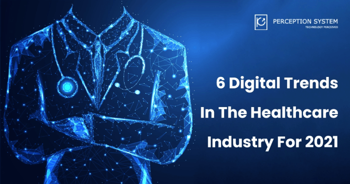 6 Digital trends in the healthcare industry for 2021