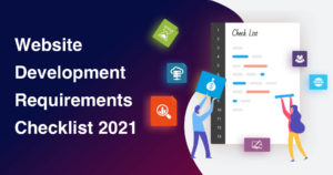 Website Development Requirements Checklist 2021 banner